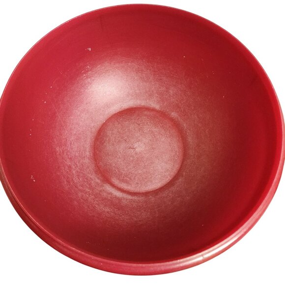 Tupperware red sparkly Fix n Mix bowl red seal - Picture 3 of 3